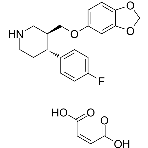 Paroxetine maleate Chemical Structure