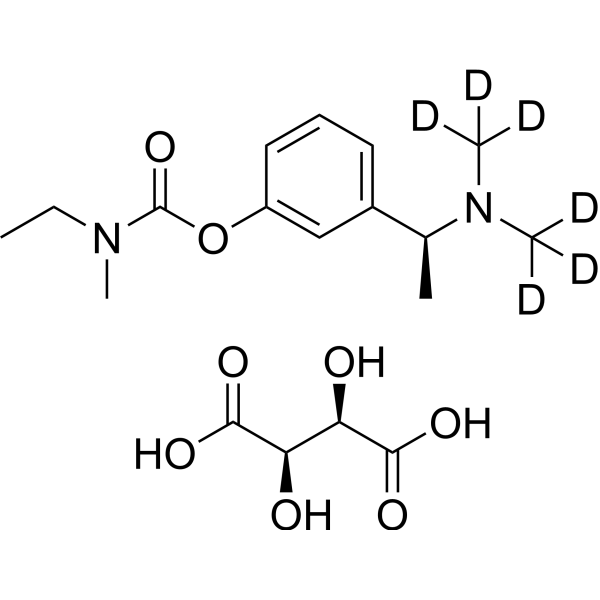(S)-Rivastigmine-d6 <em>tartrate</em>