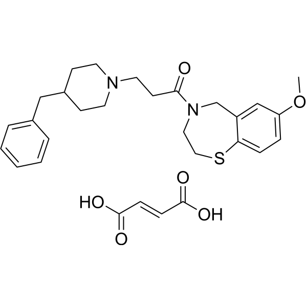 JTV-519 fumarate Chemical Structure
