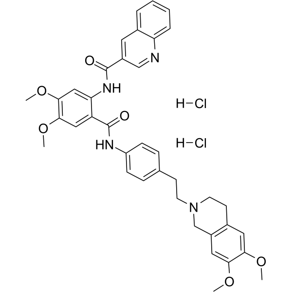 Tariquidar dihydrochloride Chemical Structure