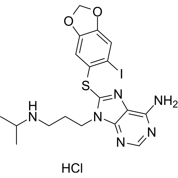 Zelavespib hydrochloride Chemical Structure