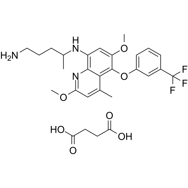 Tafenoquine Succinate Chemical Structure