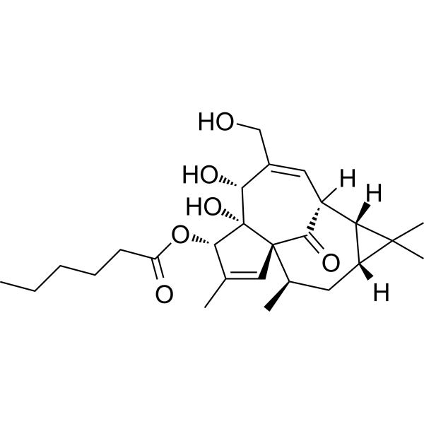 Ingenol 3-Hexanoate Chemical Structure
