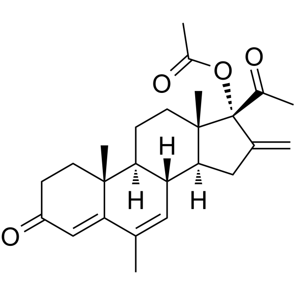 Melengestrol acetate Chemical Structure