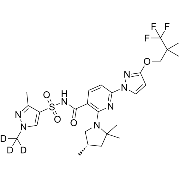 Elexacaftor-d3 Chemical Structure