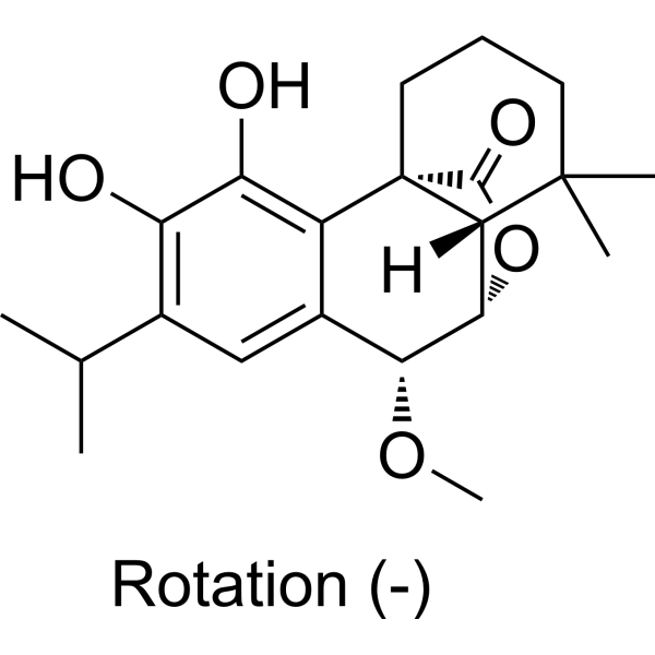 (-)-7-Methoxyrosmanol Chemical Structure