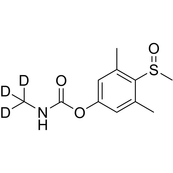 Methiocarb sulfoxide-d<sub>3</sub> Chemical Structure