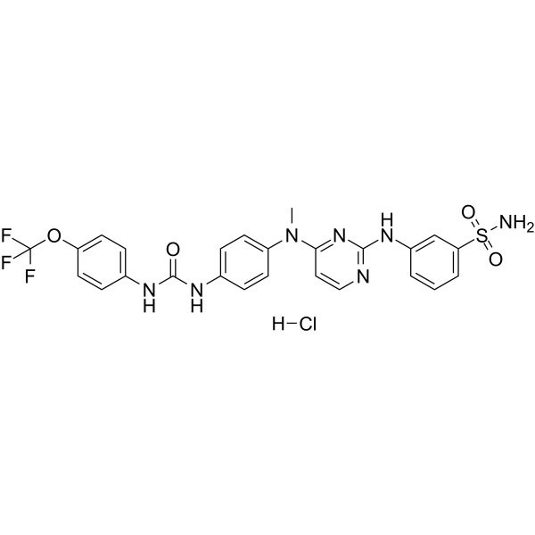 GW806742X hydrochloride Chemical Structure