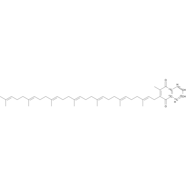 Menaquinone-7-<sup>13</sup>C<sub>6</sub> Chemical Structure
