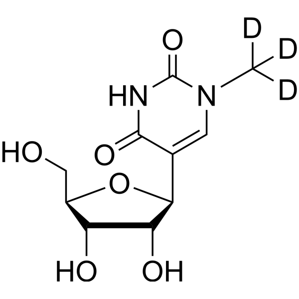 N1-Methylpseudouridine-d<sub>3</sub> Chemical Structure