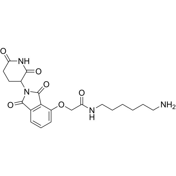 Thalidomide-O-amido-C6-NH2 Chemical Structure