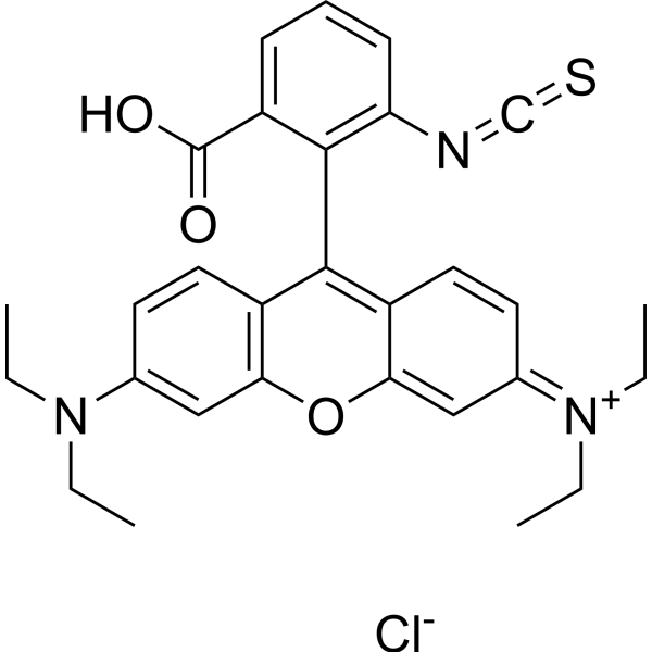 Rhodamine B isothiocyanate Chemical Structure