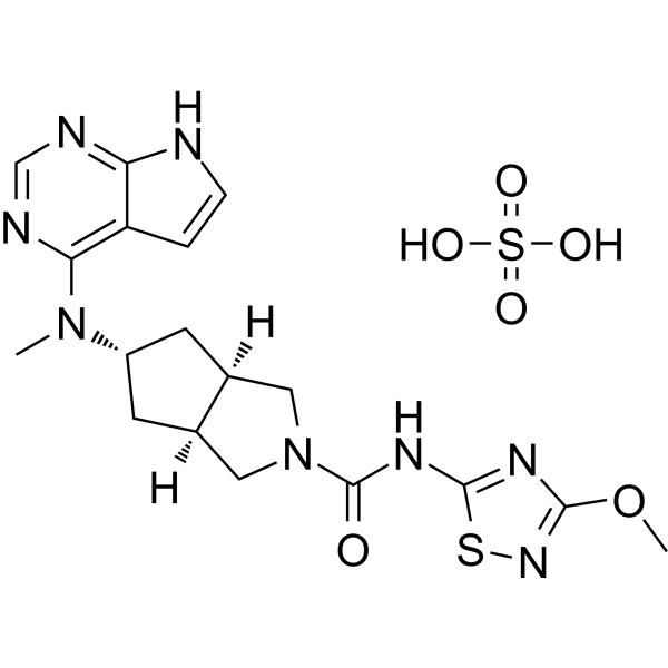 Ivarmacitinib sulfate Chemical Structure