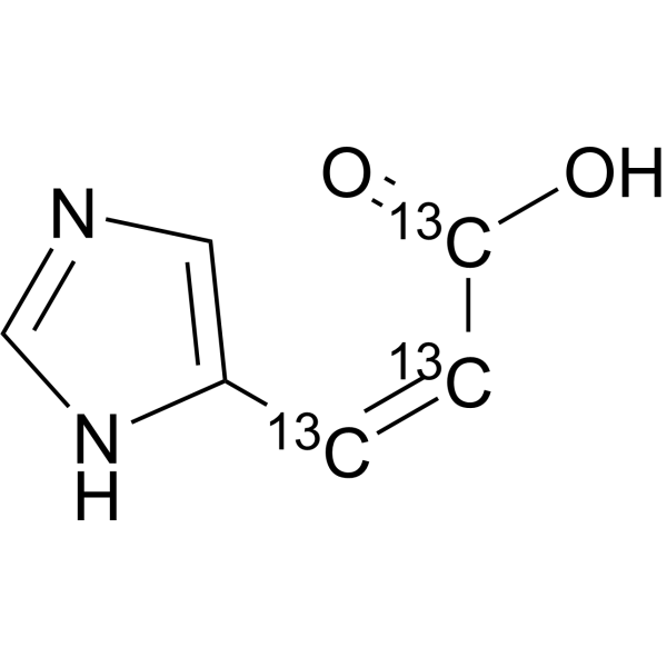cis-Urocanic acid-<sup>13</sup>C<sub>3</sub> Chemical Structure
