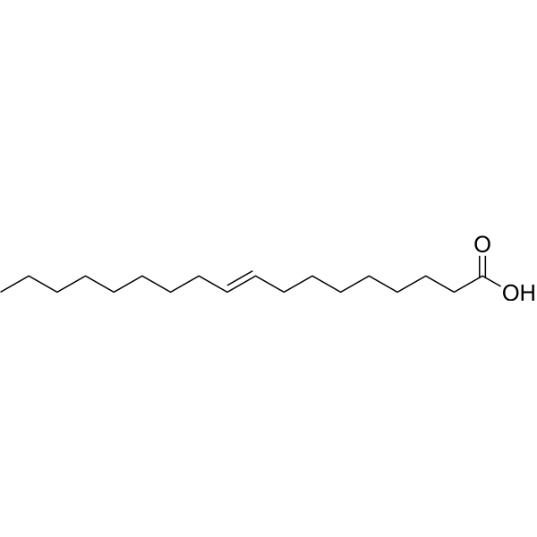 Elaidic acid (Standard) Chemical Structure