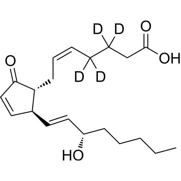 Prostaglandin A2-d<sub>4</sub> Chemical Structure