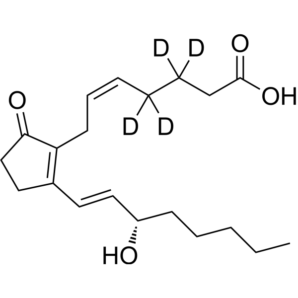 Prostaglandin B2-d<sub>4</sub> Chemical Structure