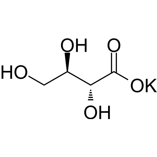 Erythronic acid potassium Chemical Structure