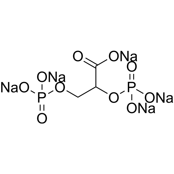 2,3-Diphosphoglyceric acid pentasodium Chemical Structure