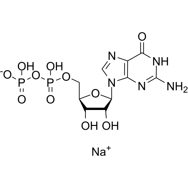 Guanosine <em>5</em>'-diphosphate sodium