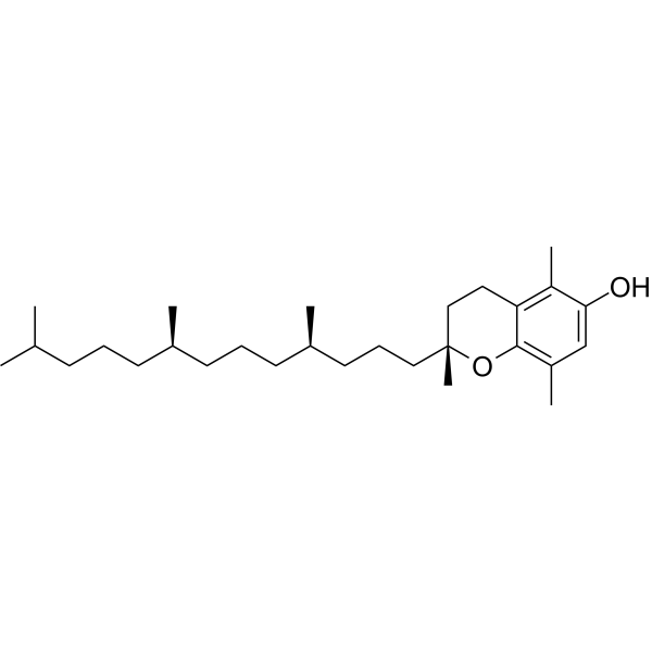(rel)-β-Tocopherol Chemical Structure