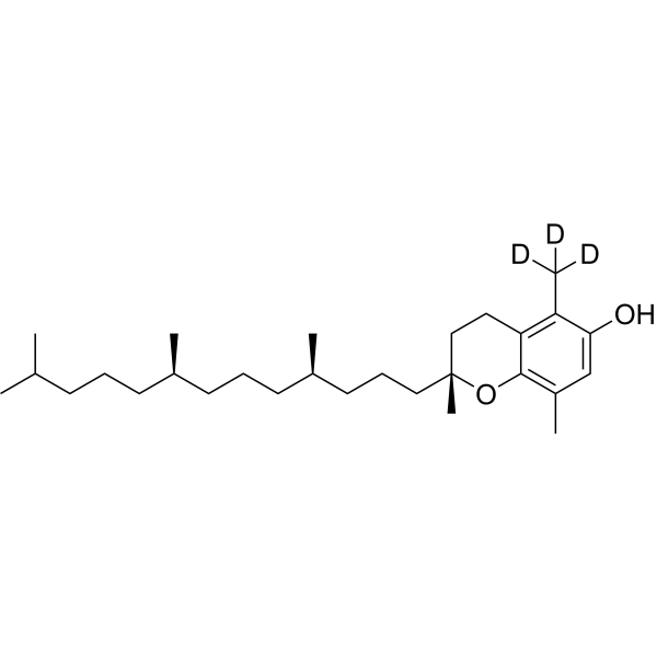 β-Tocopherol-d<sub>3</sub> Chemical Structure