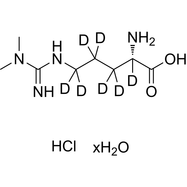 Asymmetric <em>dimethylarginine</em>-d7 hydrochloride hydrate
