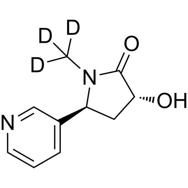 rel-Hydroxycotinine-d<sub>3</sub> Chemical Structure