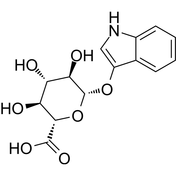 3-Indolyl-β-D-glucuronide Chemical Structure
