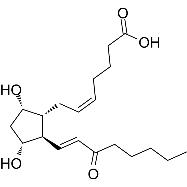 15-keto-Prostaglandin F2a Chemical Structure