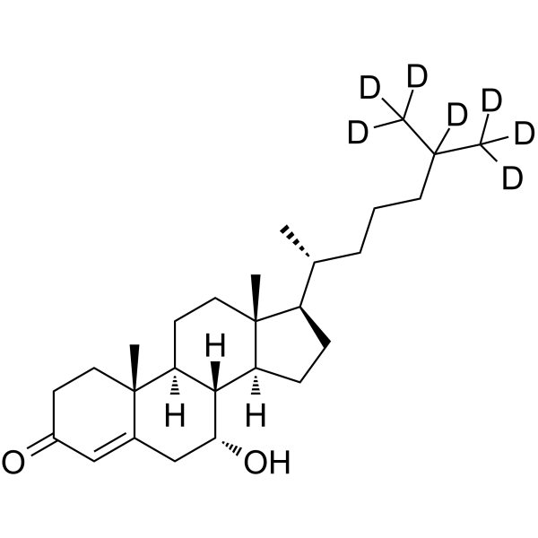 7α-Hydroxy-4-cholesten-3-one-d7