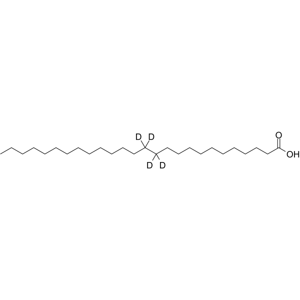 Hexacosanoic acid-d<sub>4</sub>-1 Chemical Structure