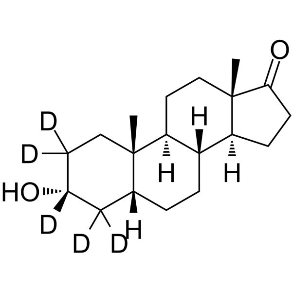 Etiocholanolone-d<sub>5</sub> Chemical Structure