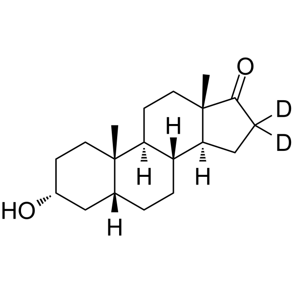 Etiocholanolone-d<sub>2</sub> Chemical Structure
