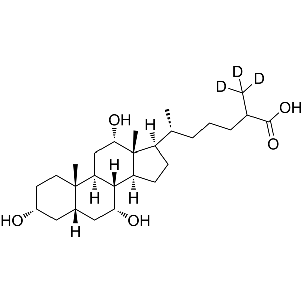 <em>Trihydroxycholestanoic</em> acid-d3