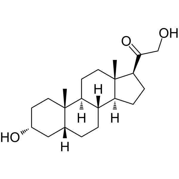 Tetrahydrodeoxycorticosterone Chemical Structure