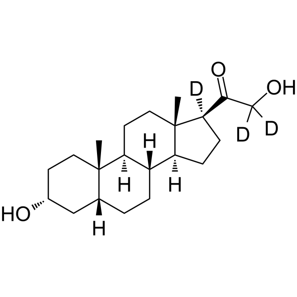 Tetrahydrodeoxycorticosterone-d<em>3</em>