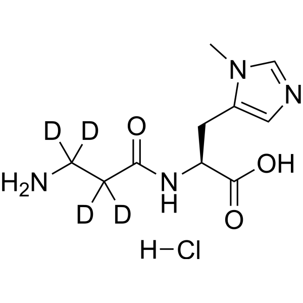 Anserine-d<sub>4</sub> hydrochloride Chemical Structure