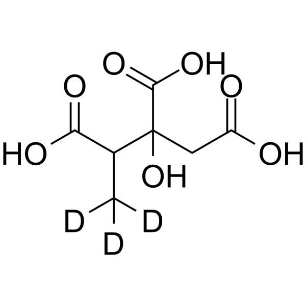 2-Methylcitric acid-d<sub>3</sub> Chemical Structure
