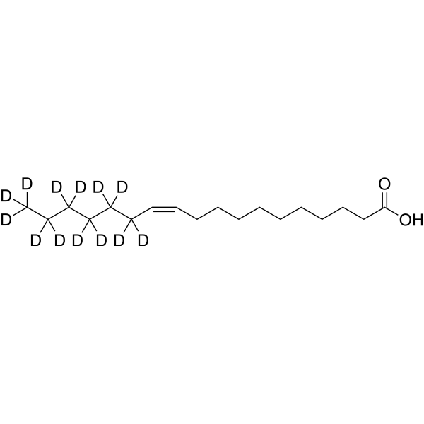 cis-Vaccenic acid-d<sub>13</sub> Chemical Structure