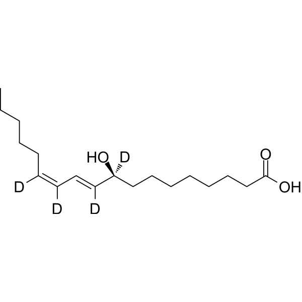 9S-HODE-d<sub>4</sub> Chemical Structure