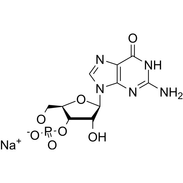 Cyclic GMP sodium Chemical Structure
