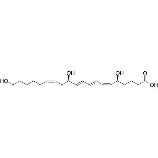 20-Hydroxy-leukotriene B4