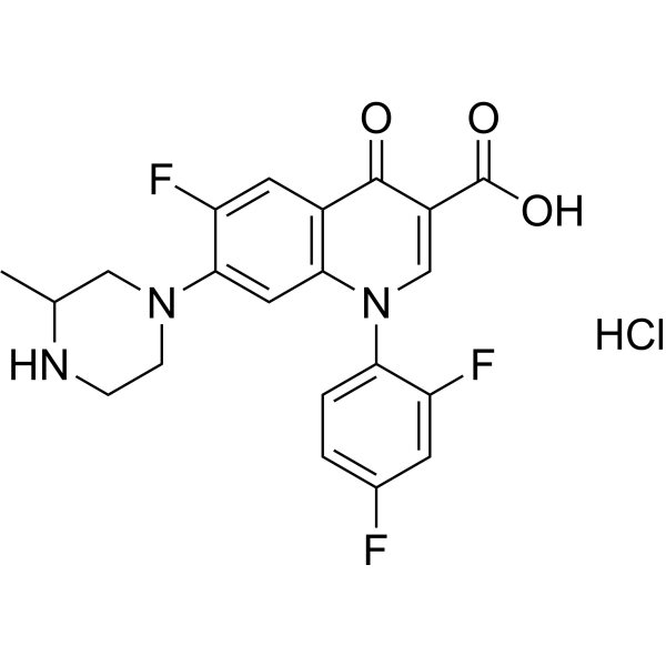 Temafloxacin hydrochloride Chemical Structure