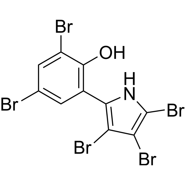 Pentabromopseudilin Chemical Structure