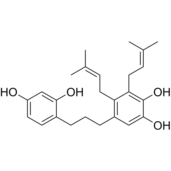 Kazinol F Chemical Structure