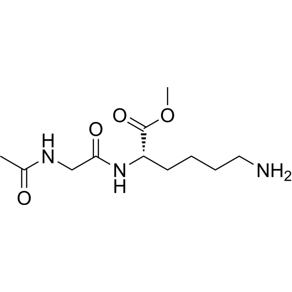 Ac-Gly-Lys-OMe Chemical Structure
