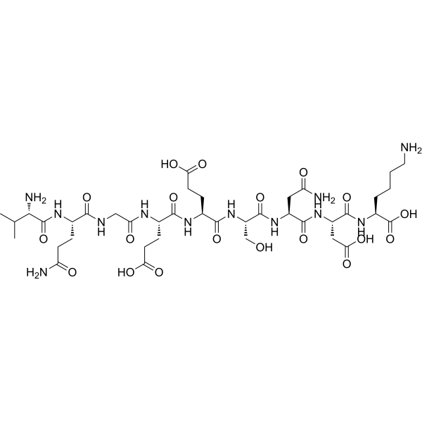 β-Interleukin I (163-171), human Chemical Structure