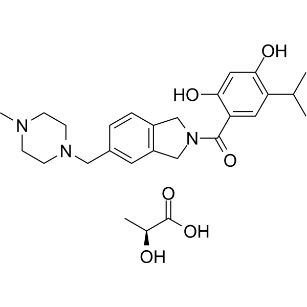 Onalespib lactate Chemical Structure