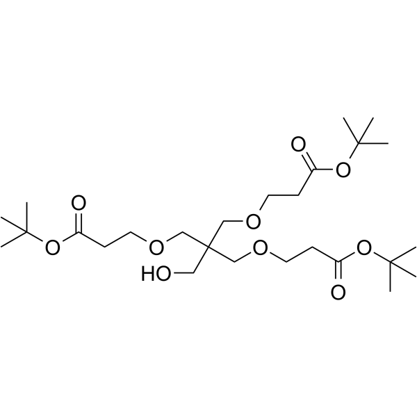 Tri(t-butoxycarbonylethoxymethyl) ethanol Chemical Structure